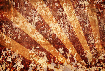 Rusted striped background