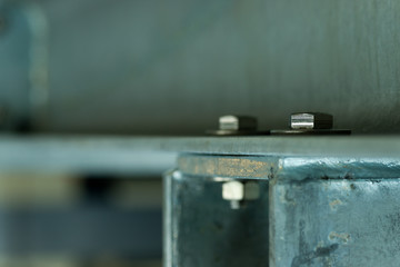 Detail of an iron staircase