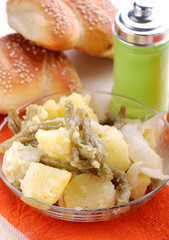 insalata di patate e fagiolini - uno