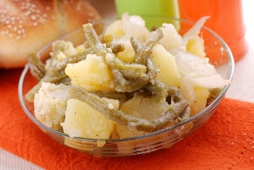 insalata di patate e fagiolini - due