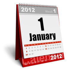 Desktop calendar 2012