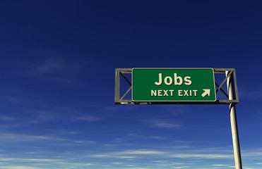 Jobs Freeway Exit Sign