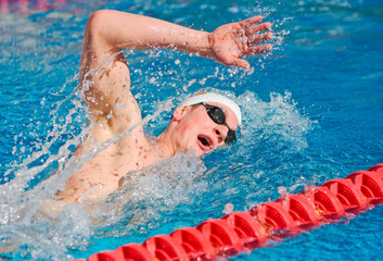 Swimmer in the Pool