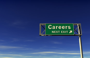 Careers Freeway Exit Sign