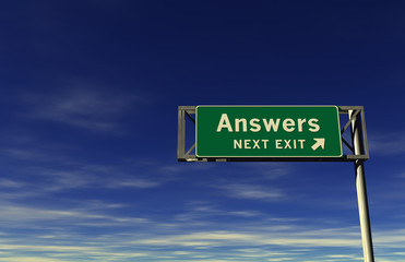 Answers - Next Exit Freeway Sign
