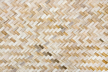 Bamboo Weave Show Of Pattern Background.