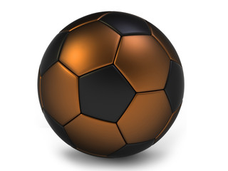 football soccer ball isolated on white