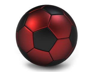 Fototapeta premium football soccer ball isolated on white