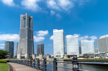 横浜みなとみらい２１の構造ビル群