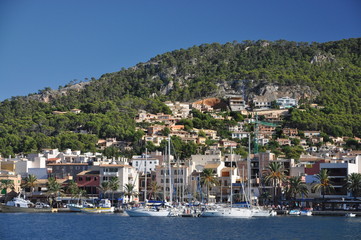 Fototapeta na wymiar Port d'Alcudia, Majorka