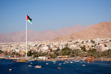 Fototapeta premium Aqaba in Jordanien