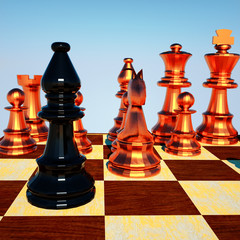 Chess battle