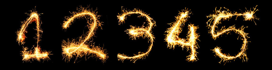 Real Sparkler Digits. See other digits in my portfolio. 1 2 3 4