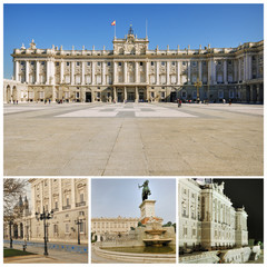 Royal Palace in Madrid. Spain