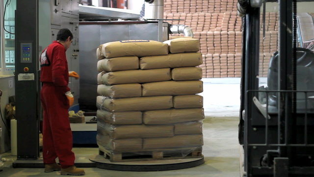 Automatic Pallet Stretch Wrapping Machine
