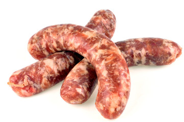 Saucisses traditionnelles crues