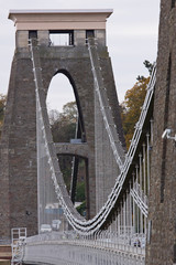 Brunel's historic suspension bridge over the Avon Gorge UK