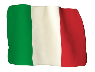 Italy flag of clay © robodread