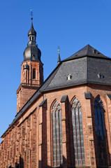 Fototapeta na wymiar Church of the Holy Spirit in Heidelberg, Germany