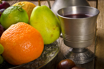Obst und wein
