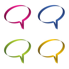 vector comic bubbles