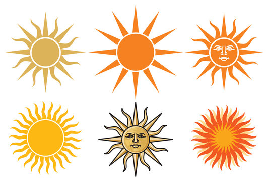 Suns. Elements for design