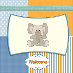 new baby arrived card
