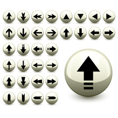 vector arrow buttons