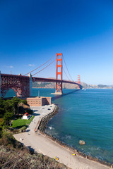Fototapeta na wymiar The Golden Gate Bridge