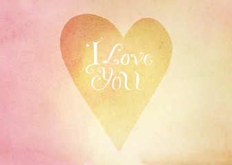 Heart Card Background