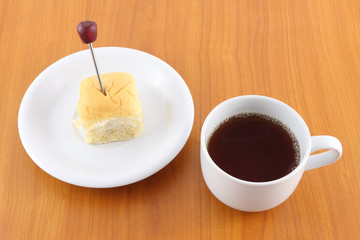 Breaking time for tea and light meal.