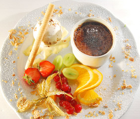Crème brülée - Serviervorschlag