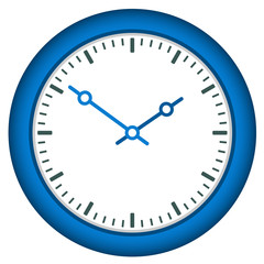 vector clock face - easy change time