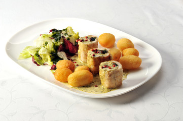 turkey fillet with cheese