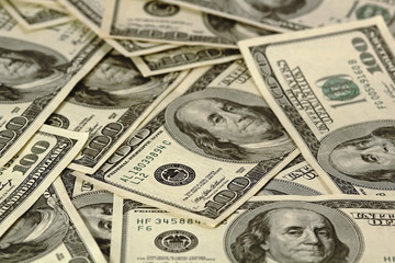 hundert dollar bills