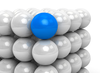 concept of teamwork and leader