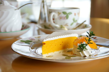 ケーキとコーヒー