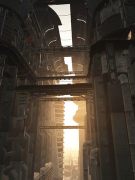 Futuristic City Towers