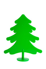 Plastic pine fir tree