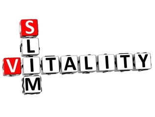 3D Slim Vitamin Crossword