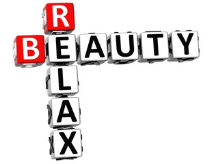 3D Relax Beauty Crossword