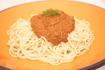 spaghetti bolognaise