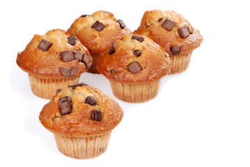 banana chocolate muffins