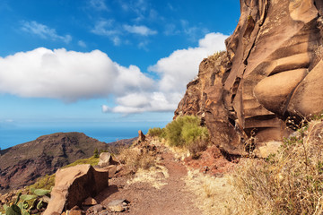 Fototapeta premium Mountain path, Tenerife