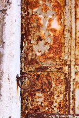 Rusty Old Metal Door