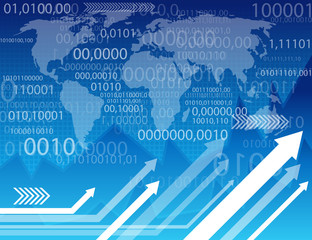 Business Abstract Information Graphic Background