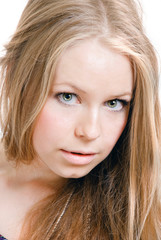 Naklejka premium portrait of beautiful girl
