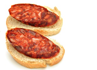Aperitivo de chorizo iberico