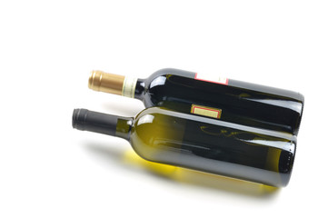 Bottles of fine italian wines