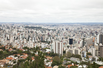 Fototapeta premium City landscape. Downtown buildings. Belo Horizonte, Brazil.